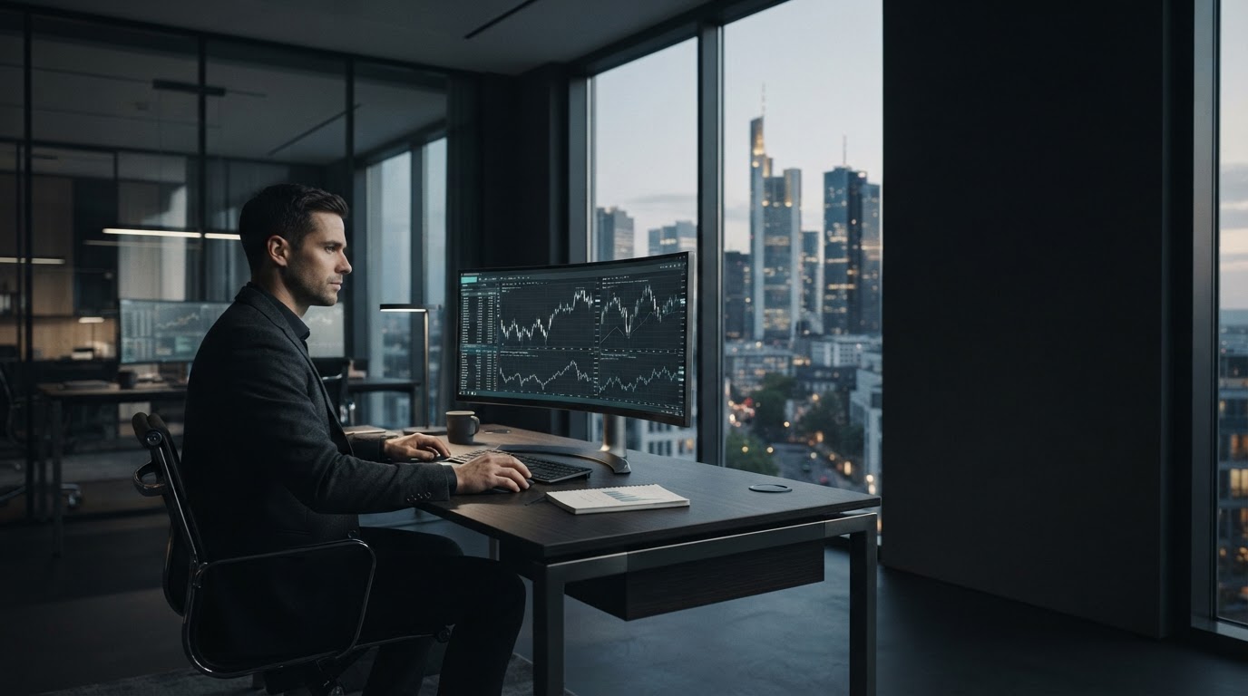 ApexIQ Trading Platform data dashboard visualizing AI-driven market analysis